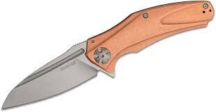 Kershaw Natrix XL 3.75&quot; Frame Lock Folding Blade / Copper / Stonewash D2