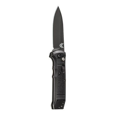 Benchmade Casbah 3.4" Automatic Knife/ Black Grivory/ black s30v