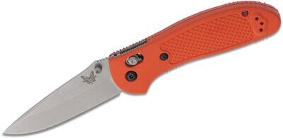 Benchmade Griptilian 3.45" AXIS Lock Knife / Satin / Orange / S30V ( Discontinued )