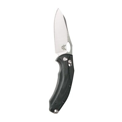 Benchmade Mini Loco 3.38" AXIS Lock Knife / Satin / Black G10 ( Discontinued )