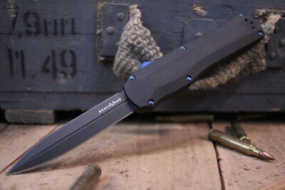 Benchmade Autocrat 3.71&quot; D/A OTF Automatic Knife / Black G10 / Black CPM-S30V