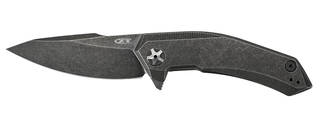 Zero Tolerance 0095BW 3.5" Flipper Knife Titanium / Blackwash ( Discontinued )