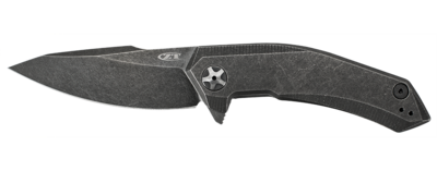Zero Tolerance 0095BW 3.5" Flipper Knife Titanium / Blackwash