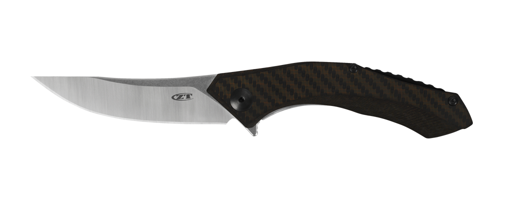 Zero Tolerance 0460 Sinkevich 3.25" Flipper Knife Carbon Fiber / Satin ( Discontinued )