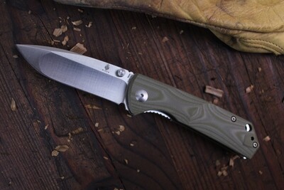 Kizer Vigor V3 3.75" Folding Knife / Green G10 / Satin N690