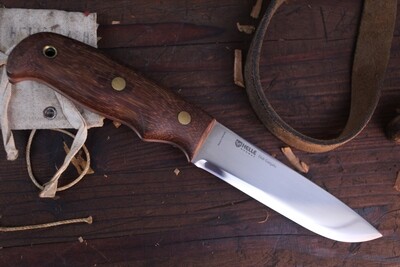 Helle Didi Galgalu 5" Fixed Blade / African Kiaat Wood / 12C27 Sandvik