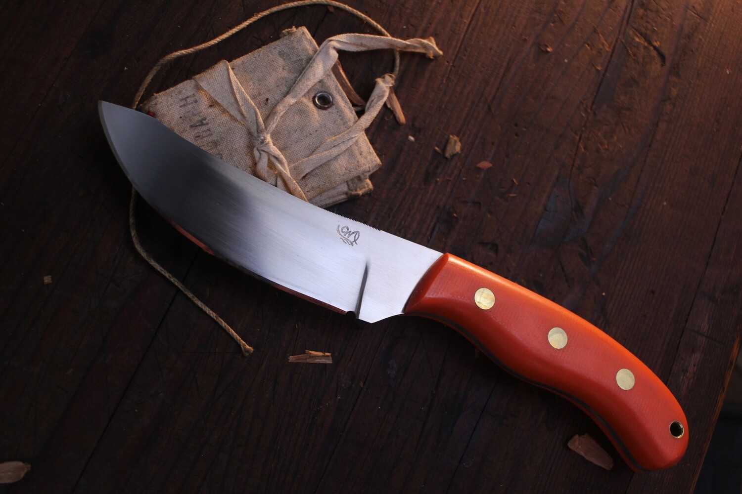 Wild River Alaska Big Game 4.5&quot; Skinner / Orange G10 / Hand Wiped A2