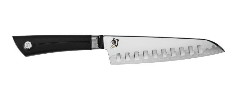 Shun Sora 7&quot; Santoku, Hollow Grind