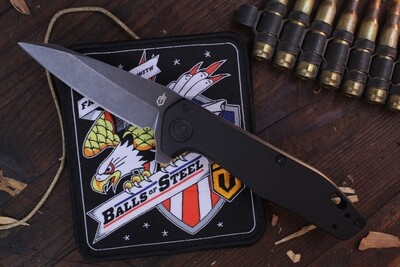Gerber Fastball 3" Framelock Flipper / Black Aluminum / Black S30V