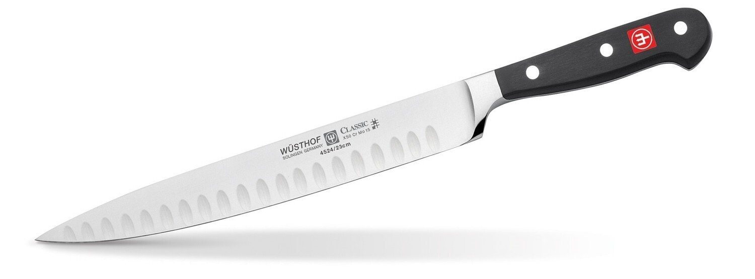 Wusthof Classic Carving Hollow Edge Knife, 9-in