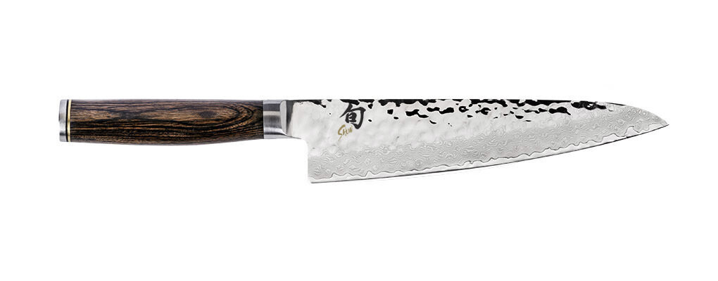 Shun Premier 7" Asian Cooks / Pakkawood / Hammered Damascus VG-MAX Shun Premier 7" Asian Cooks / Pakkawood / Hammered Damascus VG-MAX