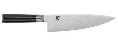 Shun Classic 8&quot; Western Chef&#39;s Knife / Black Pakkawood / Damascus VG-MAX