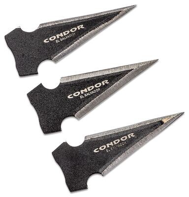 Condor Tool & Knife Saighead 1.25" Broadhead Set ( 3 ) / Black 420HC