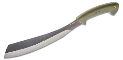 Condor Tool & Knife Bushcraft Parang 13" Machete / Green Nylon Handle / Satin 1075