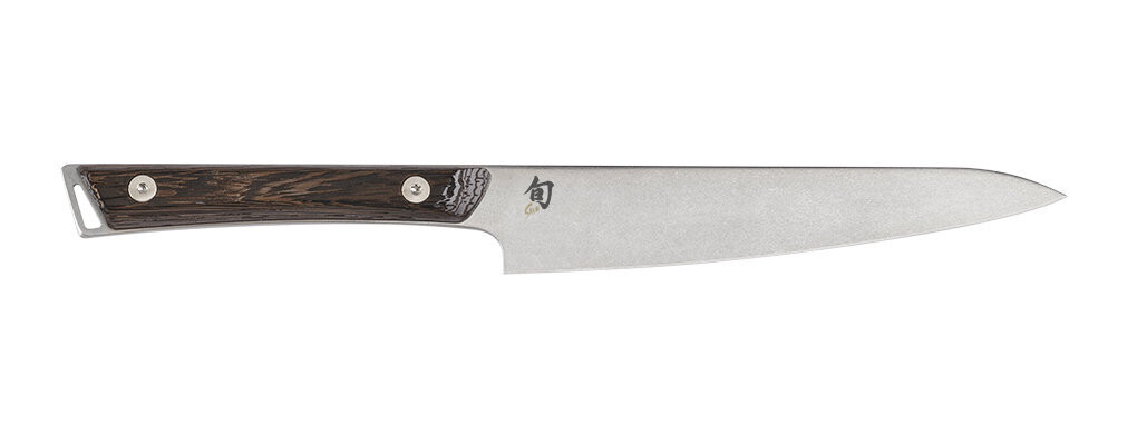 Shun Kanso 6" Utility Knife / Tagayasan Wood / Stonewash AUS-10A Shun Kanso 6" Utility Knife / Tagayasan Wood / Stonewash AUS-10A