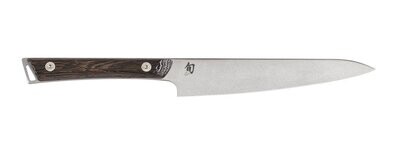 Shun Kanso 6&quot; Utility Knife / Tagayasan Wood / Stonewash AUS-10A