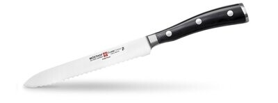 Wüsthof Classic Ikon 5" Serrated Utility Knife