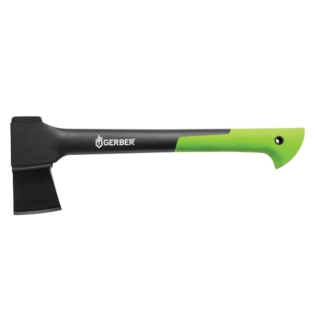 Gerber Hatchet 17.5&quot; / Black and Green GFN / Black Finish