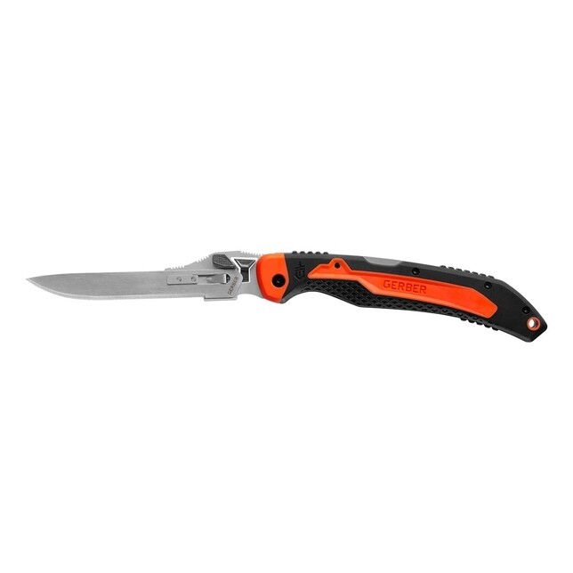 Gerber Vital Big Game 3.75&quot; Lockback Folder / Orange ABS  / Satin Stainless Quick Swap Blade