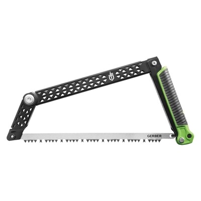 Gerber Freescape 12" Collapsable Camp Saw / Black & Green Synthetic 