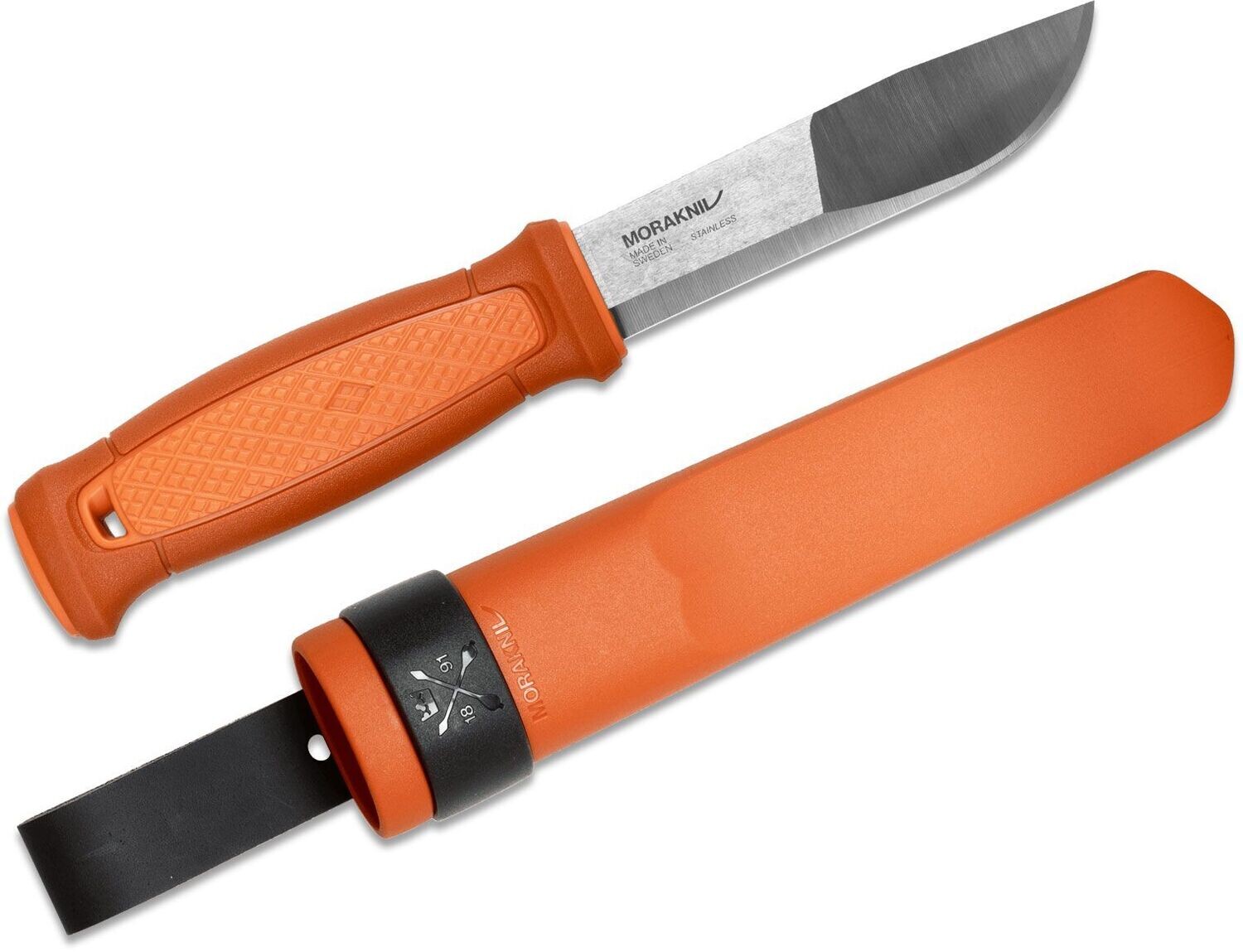 Morakniv Kansbol 4.125" Fixed / Orange Polymer / Satin 12C27