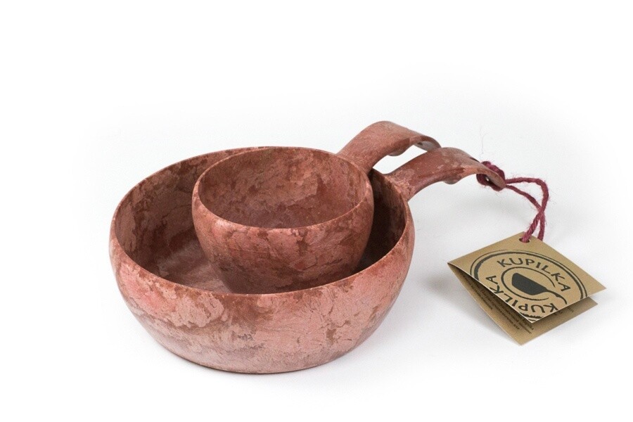 Kupilka Cup and Bowl  3 Piece Set / Red