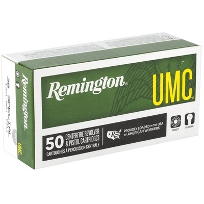 Remington UMC 38 Special / 130 gr FMJ / 50 Cartridges