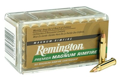 Remington .22 Win Mag 33 GR Premiere Magnum Rimfire