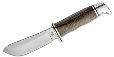 Buck 103 Skinner Pro 4&quot; Fixed / Green Micarta / Satin CPM S35VN ( Discontinued )