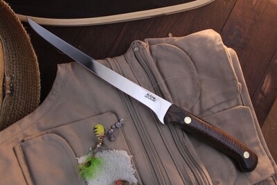 3DK GNK Exclusive Fisher 8" Fillet Knife, Wenge