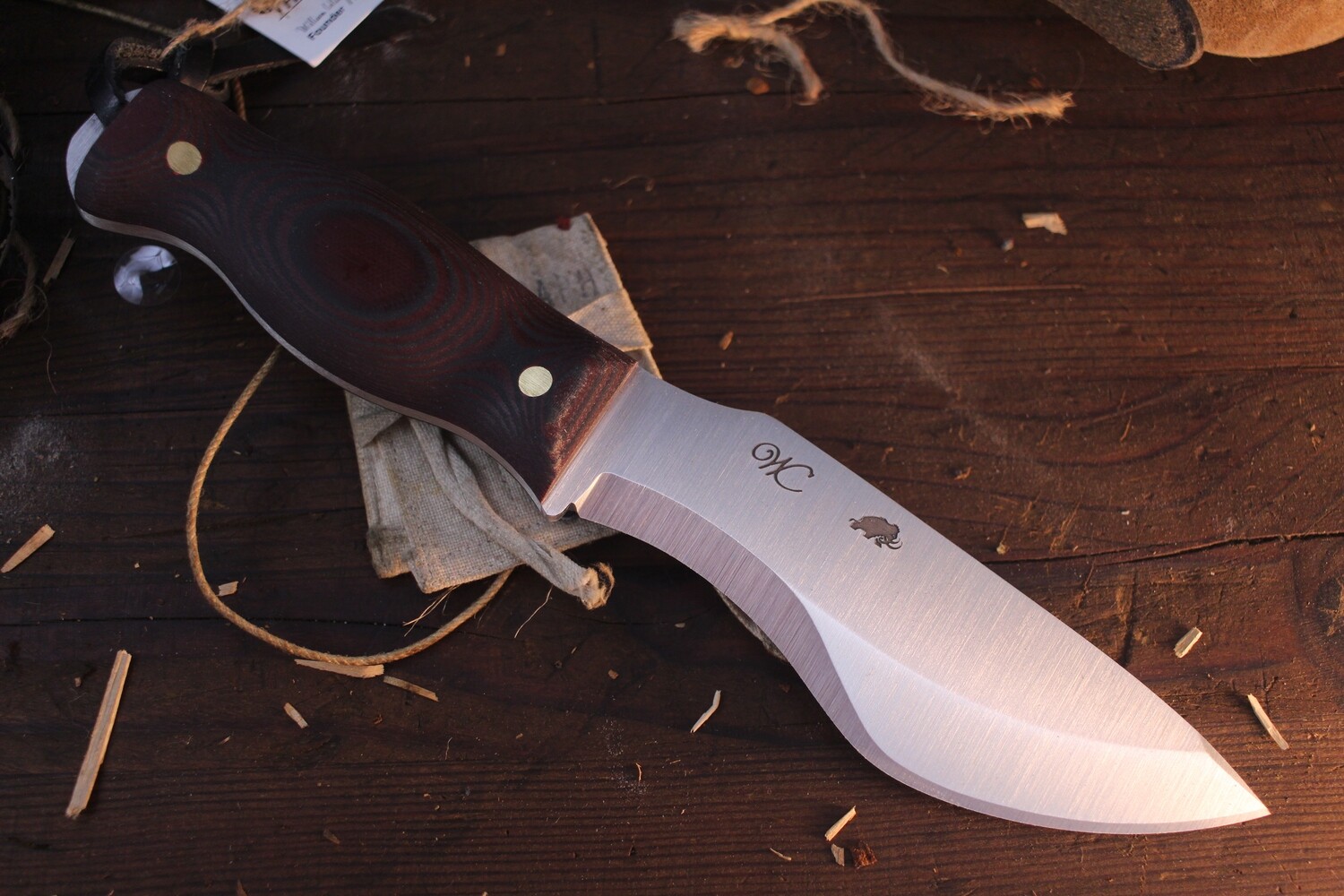 William Collins Alaska Survival Knife (AKSK) 6" Knife / Red Suretouch™ / Satin Nitro V