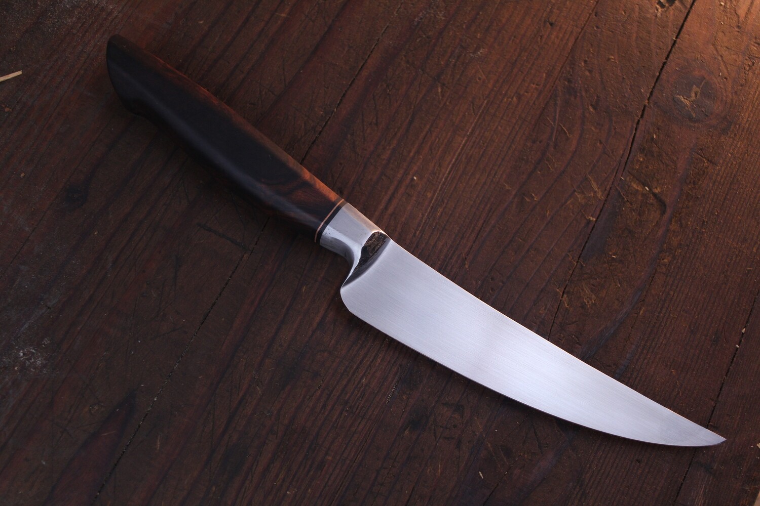 DRECK Metal Persian 6.25&quot; Boning Knife / Ironwood / Forged Satin 52100 Steel