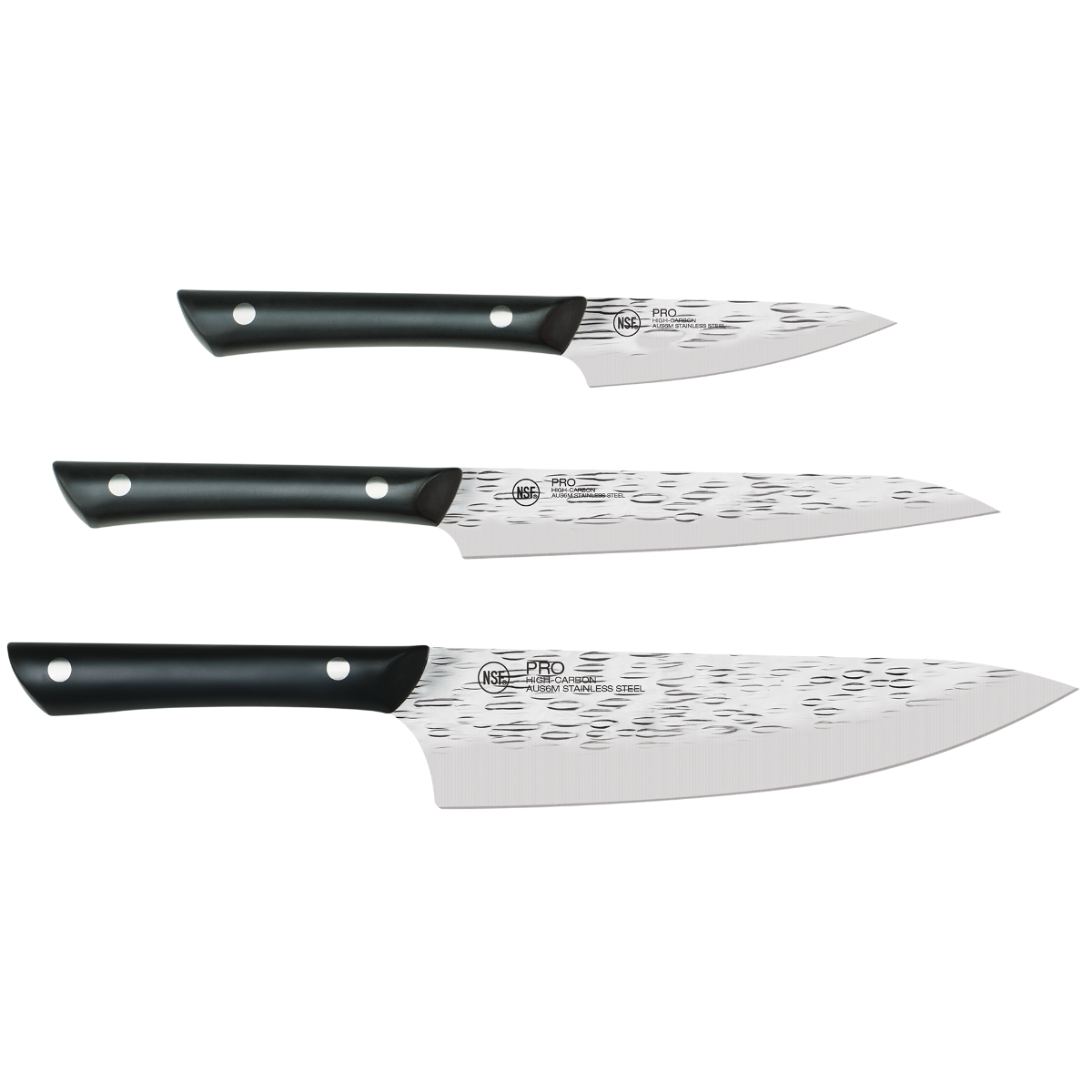Kai Pro 3 Piece Set / 8" Chef's / 6" Utility / 3.5" Paring