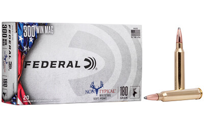 Federal 300 WIN MAG Non-Typical / 180 gr Soft Point / 20 Cartridges