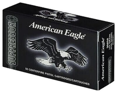 Federal American Eagle 22 Long Rifle / Subsonic 45 gr. Copper Plated Round Nose / 50 Cartridges