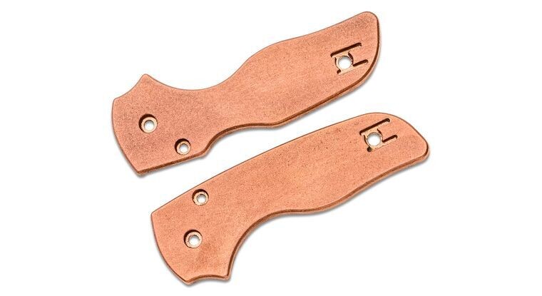 Flytanium Spyderco Lil Native Stonewash Copper Scales