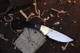 Buck 113 Ranger Skinner 3.125&quot;  Fixed Blade / Ebony &amp; Brass / Satin 420