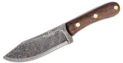 Condor Tool & Knife Mini Hudson Bay 4.9" Fixed Blade / Walnut / Forge Finished 1075 Carbon Steel