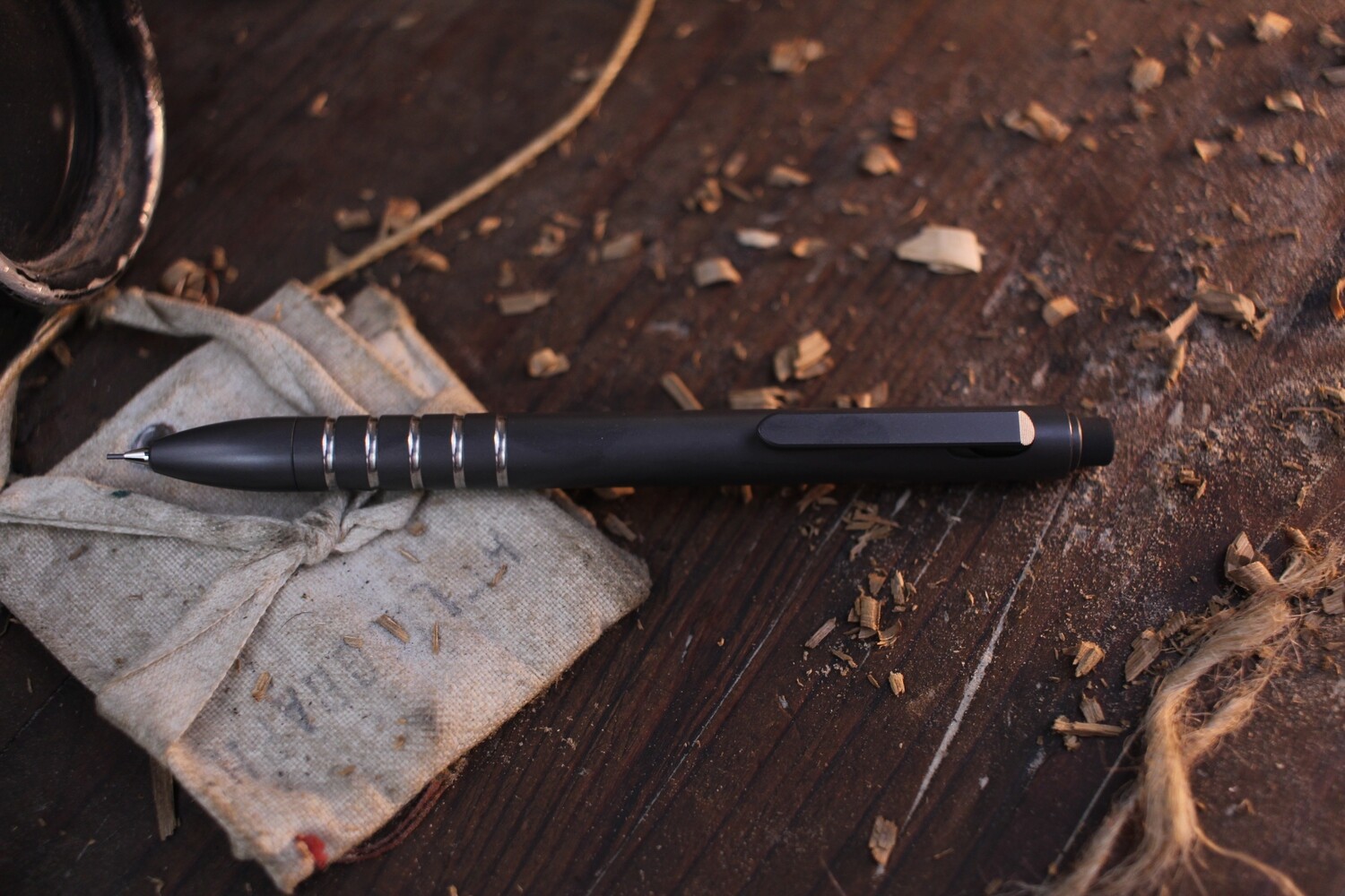 Urban Survival Gear TiScribe-Pencil  / Long 5.36” &amp; 27g / Dark Titanium