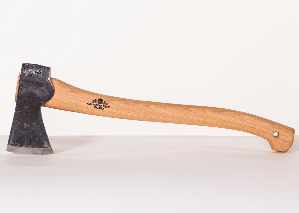 Gränsfors Bruk Small Forest Axe / 19.5" Hickory Handle / 2 Lbs GB Carbon Steel