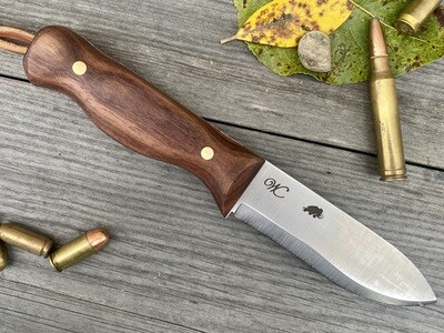 William Collins Alaskan Scout 4.5" Survival Knife / Chechen Wood / Satin AEB-L