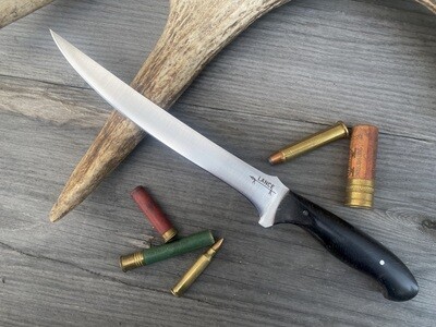 Lance Knives 8.25" Fillet Knife / Dark Gray Juma / Satin Nitro-V
