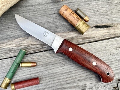 John Chamberlin Skinner 3.5&quot; Fixed Blade / Padauk Wood / Satin ATS-34