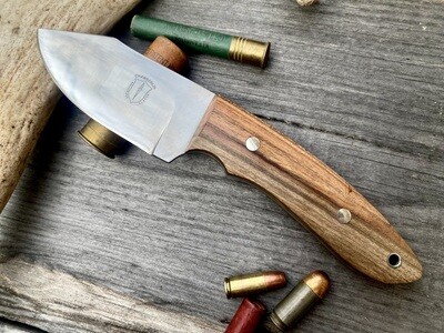 John Chamberlin Skinner 3.5&quot; Fixed Blade / Stabilized Birchwood / Satin Ats-34