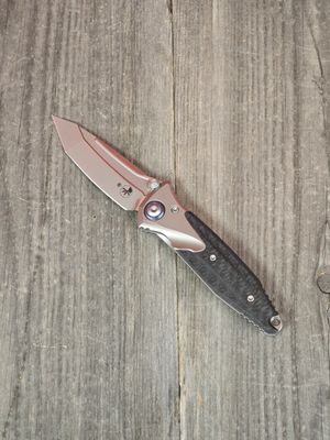 Microtech SOCOM Bravo Mini 3.4&quot; Frame Lock / Carbon Fiber and Titanium / Tanto M390