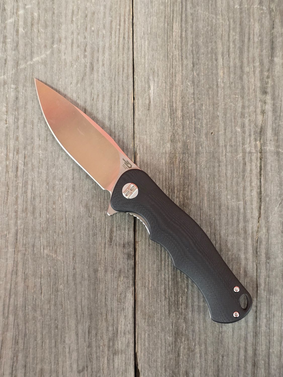 Bestech Knives Bobcat 3.1&quot; Linerlock / Black G10 / Satin D2