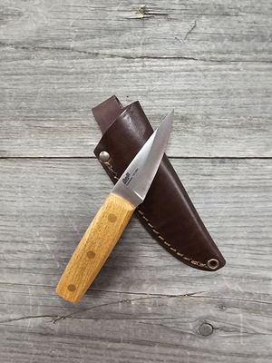 Brisa Crafter 70 2.75&quot; Fixed Blade / Ash Wood / Satin 14C28N