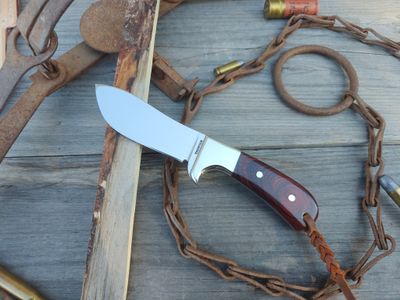 Stillwater Knives Stillwater Skinner 4&quot; / Desert Ironwood / Mirrored L-6