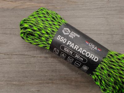 Atwood 550 Paracord / 100 feet / Outbreak