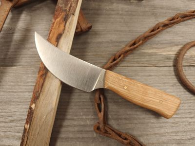 Ron Post Knives Budget Large Beaver Skinner / Satin CPM-154